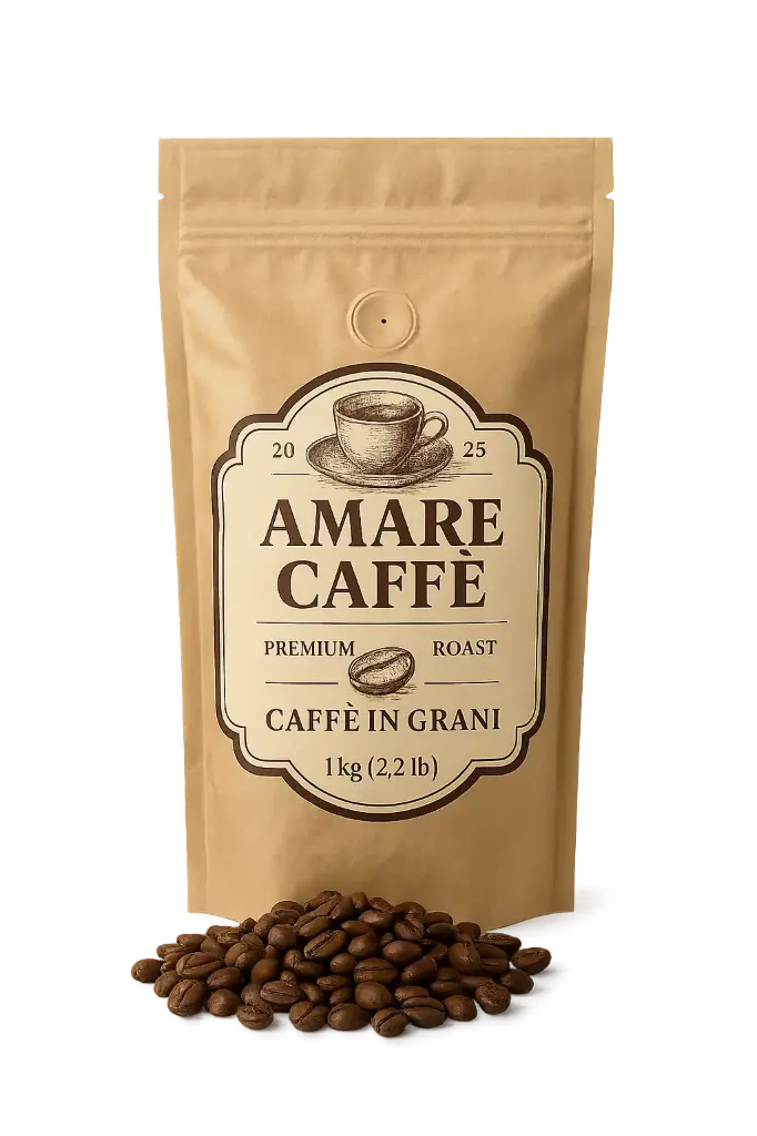 AMARE Caffè in Grani Decaffeinato 1Kg