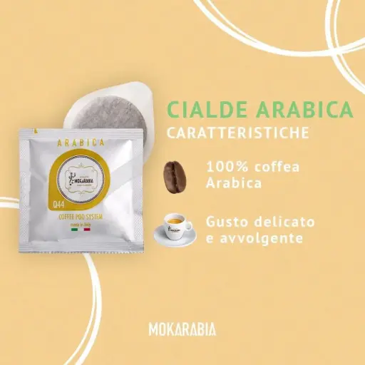 Caffè in cialde MOKARABIA 100% ARABICA 100pz